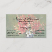 ルノワールの静物花と果物 名刺 (正面)