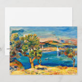 ルノワール - エスタック、風景画の美術品 シーズンカード (正面/裏面)