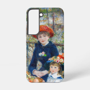 ルノワール - テラスに立つ二人の姉妹 SAMSUNG GALAXY S22ケース