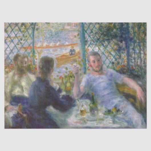 ルノワール 四条家の昼食 ファインアート 薄葉紙 (正面)