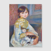 ルノワール - 猫と子供 (正面)