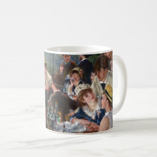 ルノワール -舟遊びの昼食会 コーヒーマグカップ (正面右)