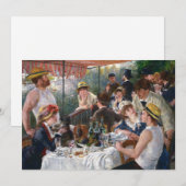 ルノワール -舟遊びの昼食会 招待状 (正面/裏面)