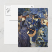 ルノワール「雨傘」母の日カード ポストカード (正面/裏面)