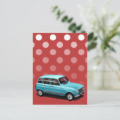 ルノー4Lはがき ポストカード (スタンド正面)