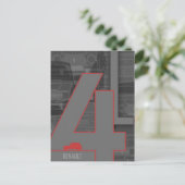 ルノー4Lはがき ポストカード (スタンド正面)