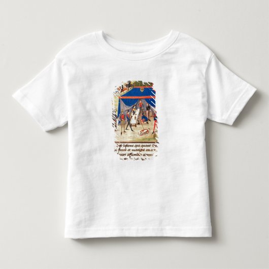ルノーdeモントーバンおよびカール大帝 トドラーTシャツ (正面)