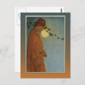 ルバイヤットからつる植物にルビーが入る ポストカード (正面/裏面)