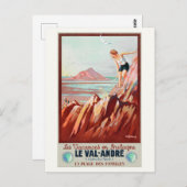 ルバルアンドレFranceヴィンテージポスター1930 ポストカード (正面/裏面)