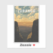 ルバンゴアンゴラトラベルアートヴィンテージ シール (シート)