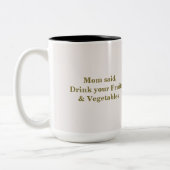 ルバーブとラズベリー ツートーンマグカップ (左)