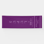 ルパス認識度月/パープ無地のル薄紫カスタム 横断幕 (横)