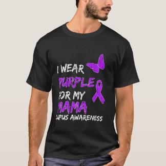 ルパス認識度I衣服パープルfor My Mama Tシャツ