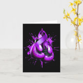 ルパボクシンググローブパープルリボン認識度ファイトW カード (黄色い花)