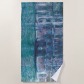 ルパレダムラクロードモネ ビーチタオル (正面)