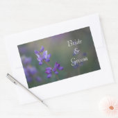 ルパンの新郎新婦のフィールド 長方形シール (封筒)