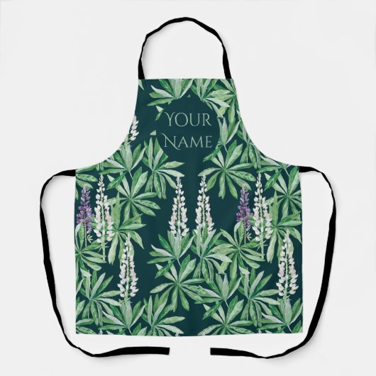 ルパンの花 エプロン (正面)