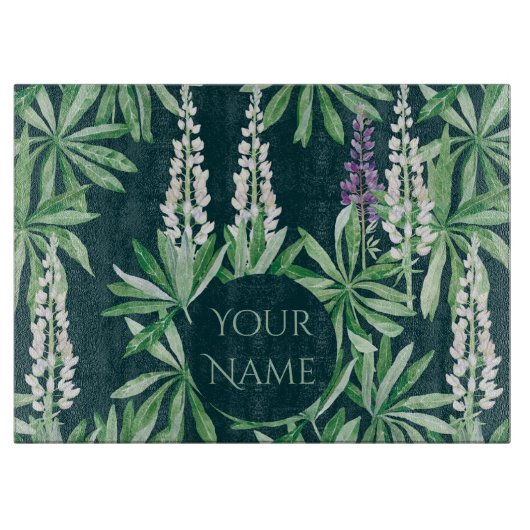 ルパンの花 カッティングボード (正面)