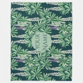 ルパンの花 フリースブランケット (正面)