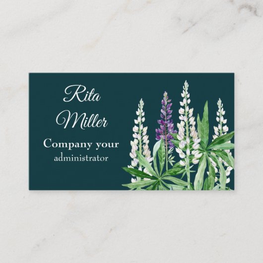 ルパンの花 名刺 (正面)