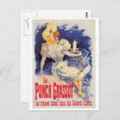 ルパンチグラスソヴィンテージワインドリンクアドアート ポストカード (正面/裏面)