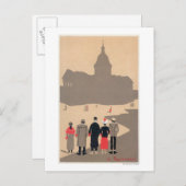 ルパンテオンアールデコシーンパリ,フランス ポストカード (正面/裏面)