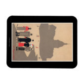 ルパンテオンアールデコシーンパリ,フランス マグネット (横)