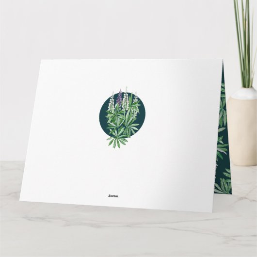 ルパンフラワー カード (裏面)