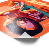 ルパン三世3代目富士子小美術プリント フォトプリント            (角)