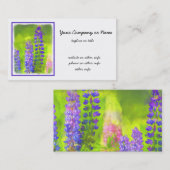 ルパン絵画ズオリジナルフラワーアート 名刺 (正面/裏面)