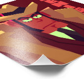 ルパン3世銭形小美術プリント フォトプリント            (角)