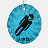 ルパーソナライズされたジュオーナメント セラミックオーナメント (左)