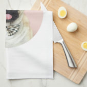 ルパートパグのふきん キッチンタオル (四つ折り)