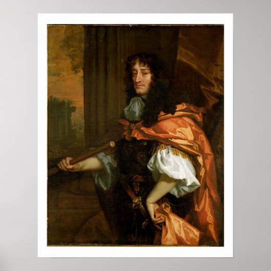 ルパート王子(1619-82)、c.1666-71(キャンバス上の油) ポスター (正面)