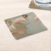 ルパート・バニーによる夏の朝（1897年） スクエアペーパーコースター (アングル)