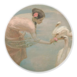 ルパート・バニーによる夏の朝（1897年） セラミックノブ