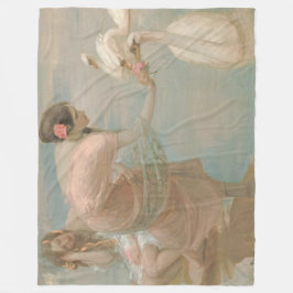 ルパート・バニーによる夏の朝（1897年） フリースブランケット