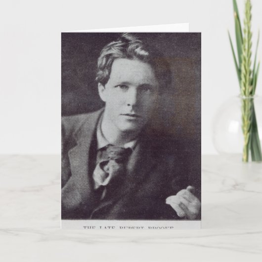 ルパートBrookeのポートレート カード (正面)
