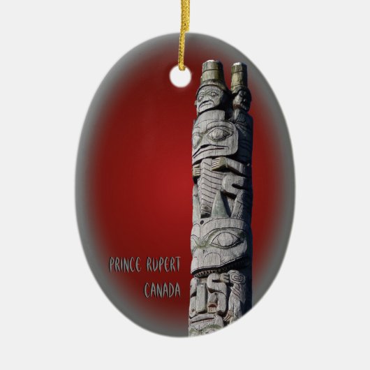 ルパートOrnament Personalized BC Souvenirs王子 セラミックオーナメント (正面)