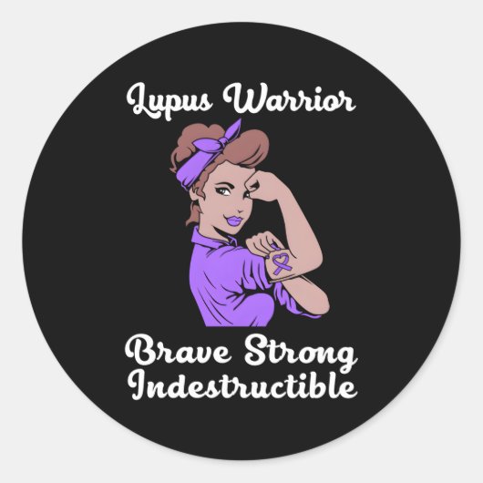 ルパ認識度リボンルパスウォリアー ラウンドシール (正面)