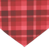 ルビかわいらしー赤格子模様スモールテーブルランナー ショートテーブルランナー (コーナー)