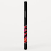 ルビエレガントモノグラム赤ピーコック Case-Mate iPhoneケース (裏面/右)