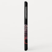 ルビエレガントモノグラム赤ピーコック Case-Mate iPhoneケース (裏面/左)