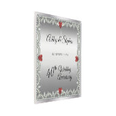 ルビエレガントー |ダイヤ結婚モンド40周年 メタルプリント (3/4)