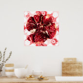 ルビザクロ果実 ポスター (キッチン)