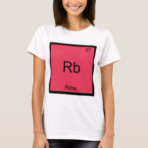 ルビジウム Rb 肉 化学 元素記号 ジョーク Tシャツ