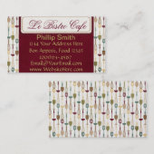 ルビストロカフェ名刺 名刺 (正面/裏面)