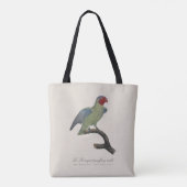 ルビノガシラインコ トートバッグ (裏面)