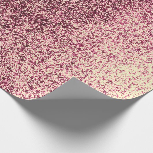 ルビノブルグドガラス金ゴールドガラスグラデーション抽象芸術 ラッピングペーパー (角)