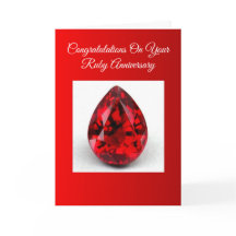 ルビパーソナライズされたー40結婚周年